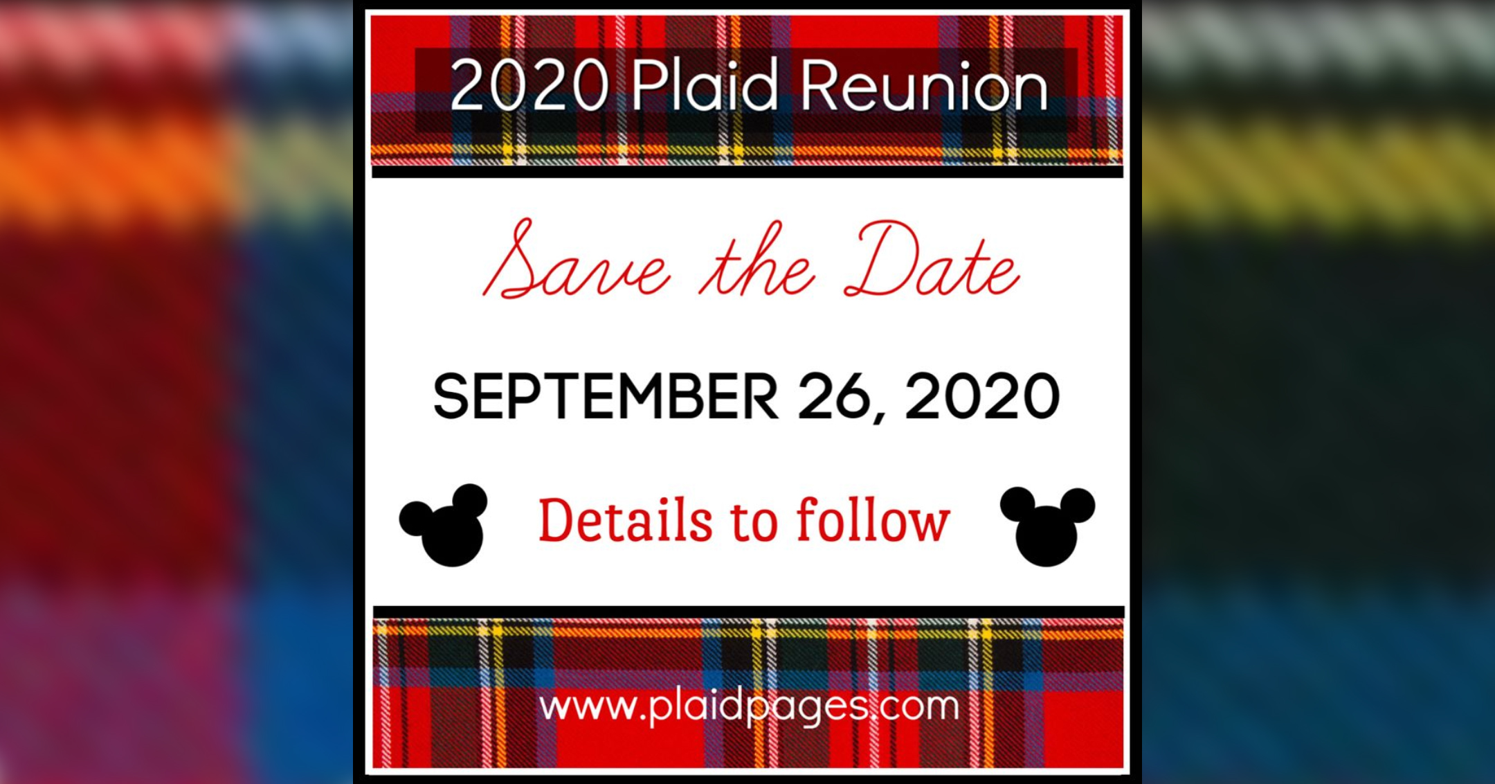 Save The Date | PlaidPages.com